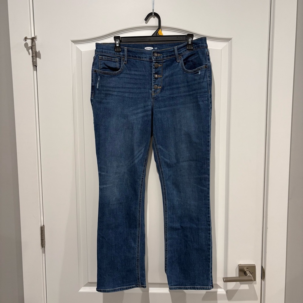 Old Navy Dark Blue Boot Cut Jeans
